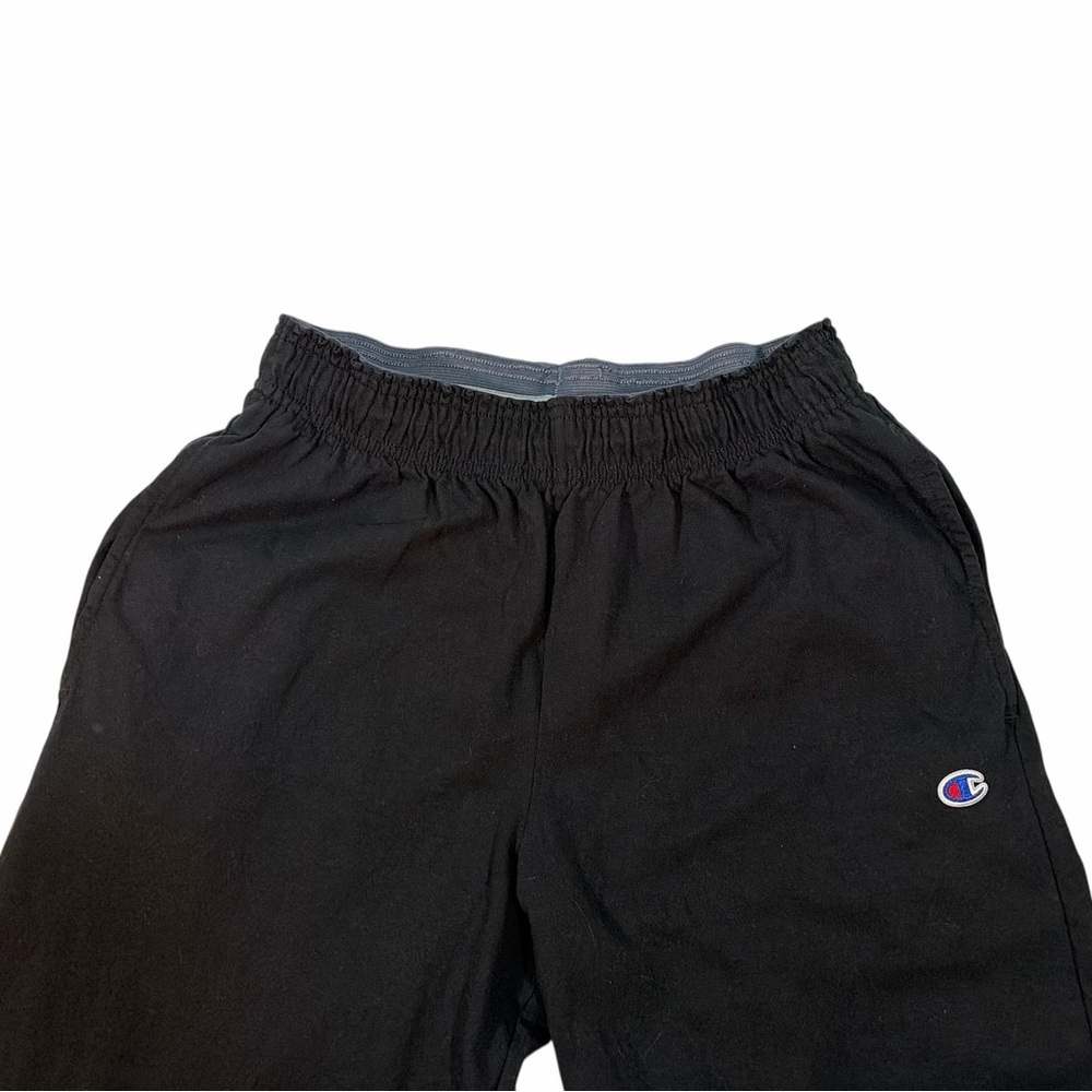 Men's Champion Jersey Pants Pockets Black/Gray M Set 2 - Picture 4 of 16